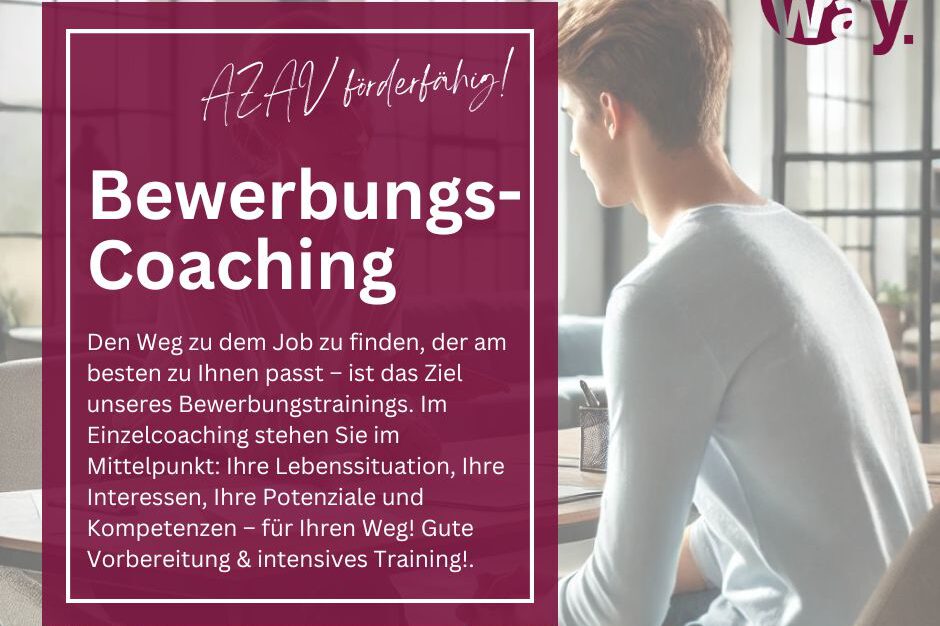 Bewerbungscoaching von my way bundesweit buchbar