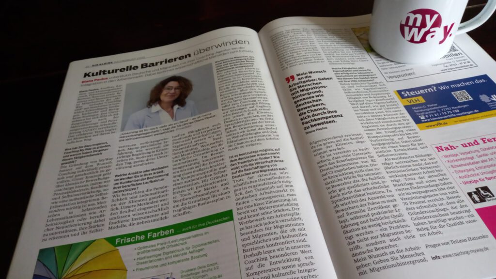 Read more about the article Zeitungsartikel von Coach Diana Paulus